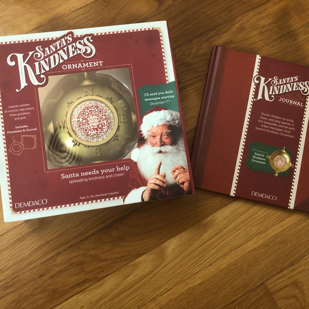 Christmas Santa Kindness Ornament